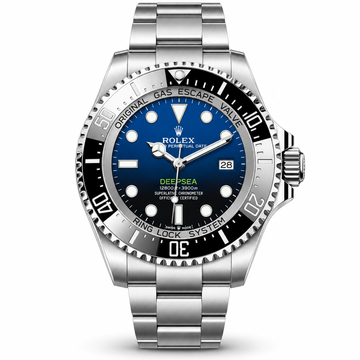 ROLEX Deepsea 44, Oystersteel D-Blue Dial