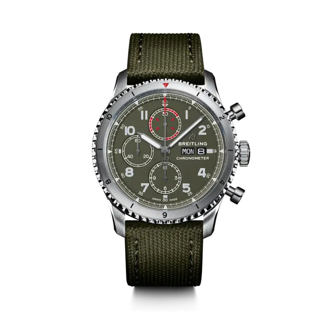 BREITLING Aviator 8 Chronograph 43 Curtiss Warhawk