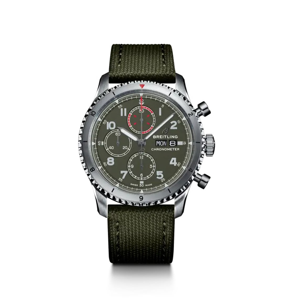 BREITLING Aviator 8 Chronograph 43 Curtiss Warhawk