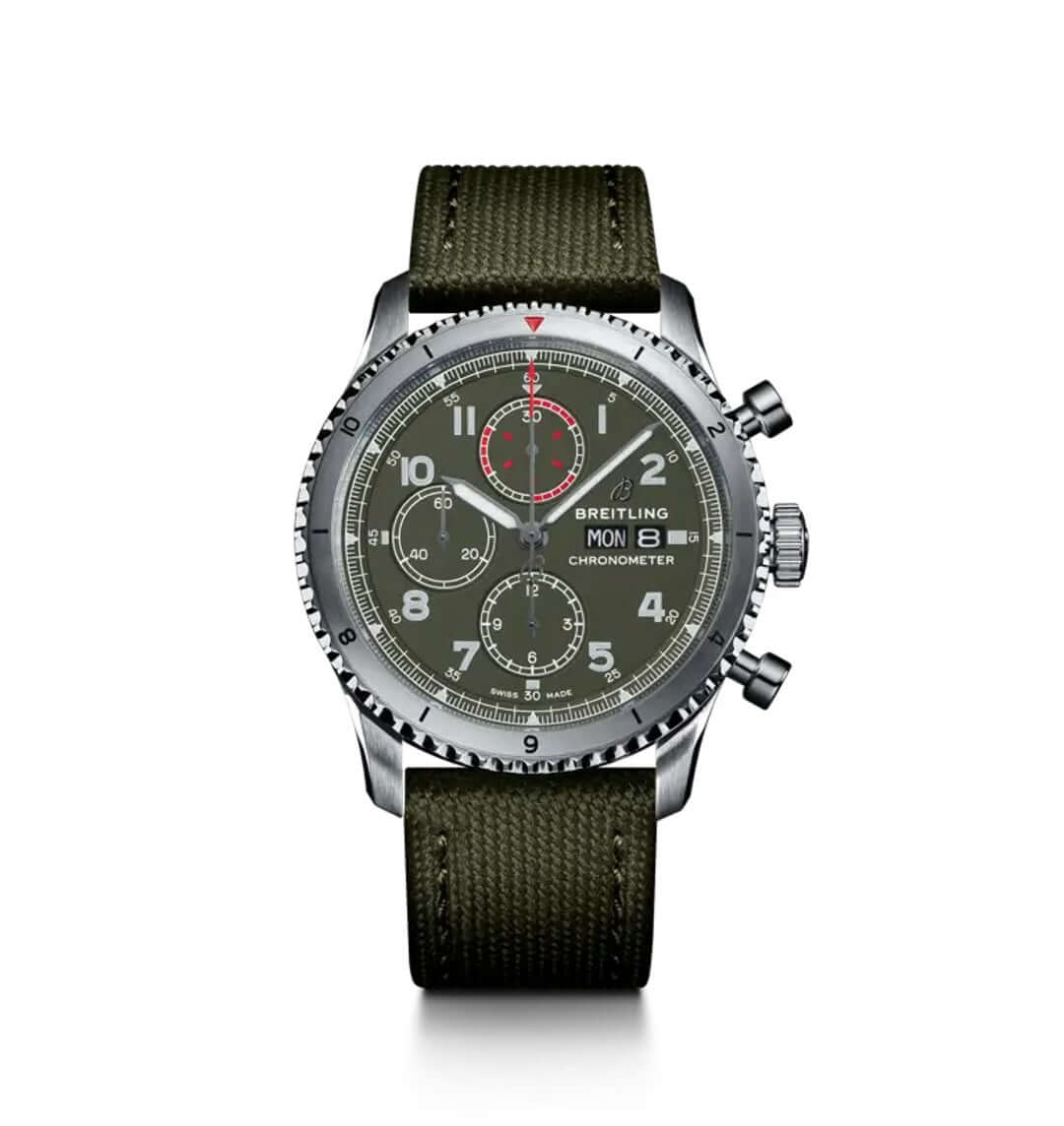 BREITLING Aviator 8 Chronograph 43 Curtiss Warhawk