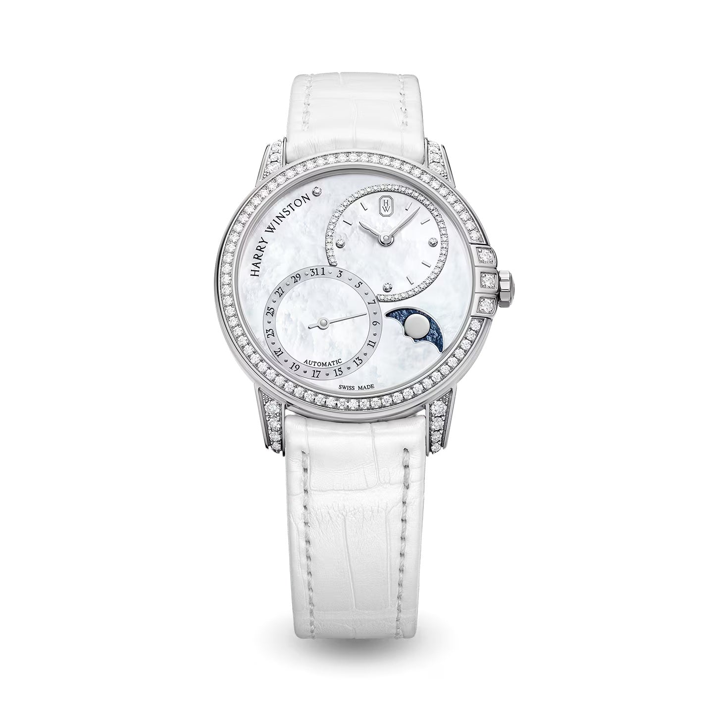 HARRY WINSTON Midnight Date Moon Phase Automatic 36mm