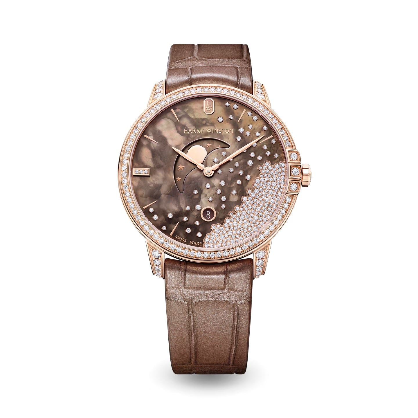HARRY WINSTON Midnight Diamond Drops 39mm