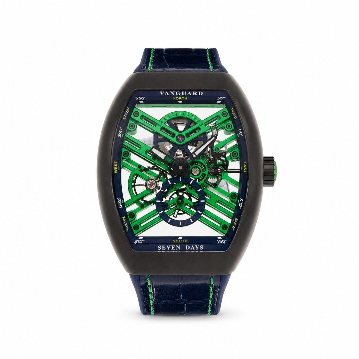 FRANCK MULLER Vanguard Skeleton 7 days, Titanium