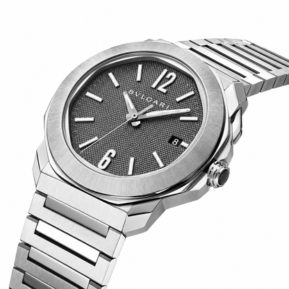 BVLGARI Octo Roma Automatic Watch, Grey Dial