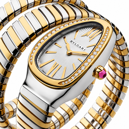 BVLGARI Serpenti Tubogas Watch, Grey Dial