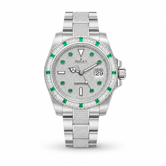 ROLEX GMT-Master II Diamond Dial, Bezel and Center-Link Bracelet