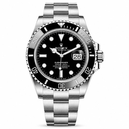 ROLEX Oyster Perpetual Submariner Date 41, Black Dial Black Bezel