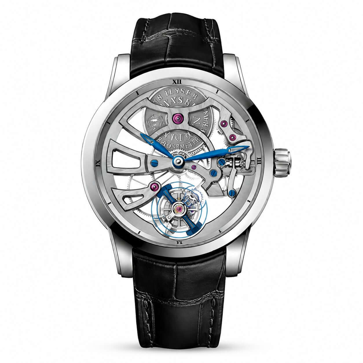 ULYSSE NARDIN Classico Skeleton Tourbillon “Limited Edition” Black Strap