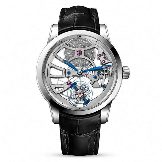 ULYSSE NARDIN Classico Skeleton Tourbillon “Limited Edition” Black Strap