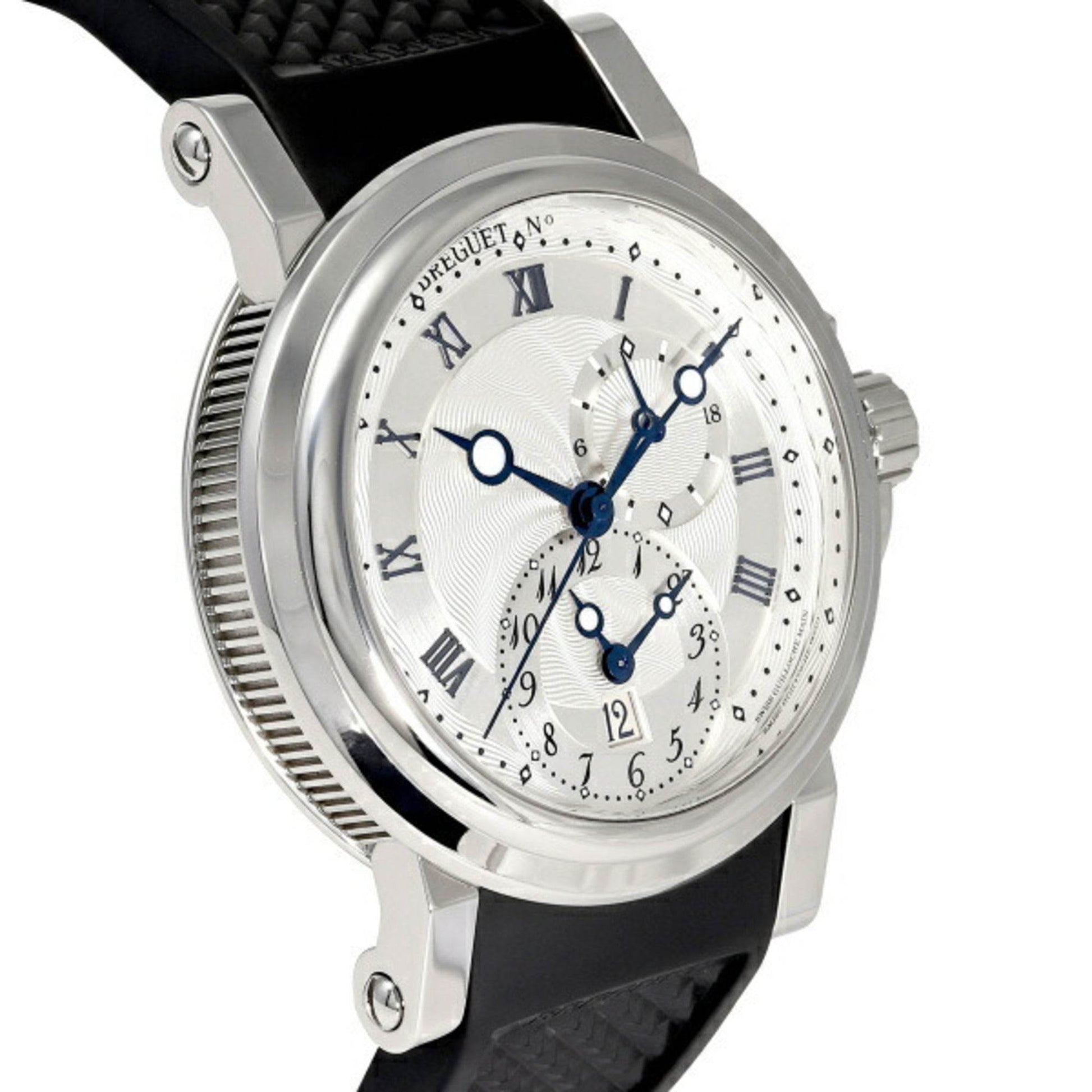 Breguet Marine GMT Silver Dial Men's Watch - Classic Kaf