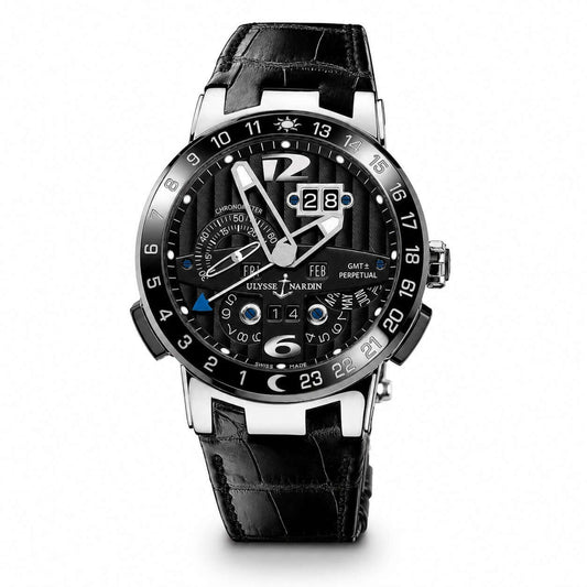 ULYSSE NARDIN El Toro GMT + Perpetual Calendar “Limited Editions” Black Strap