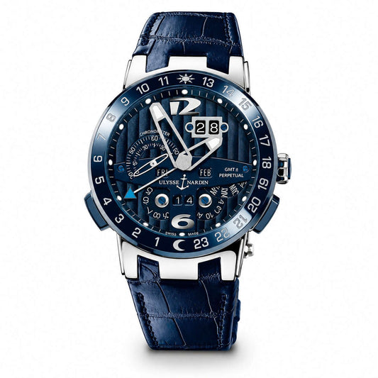 ULYSSE NARDIN El Toro GMT + Perpetual Calendar “Limited Editions” Blue Strap
