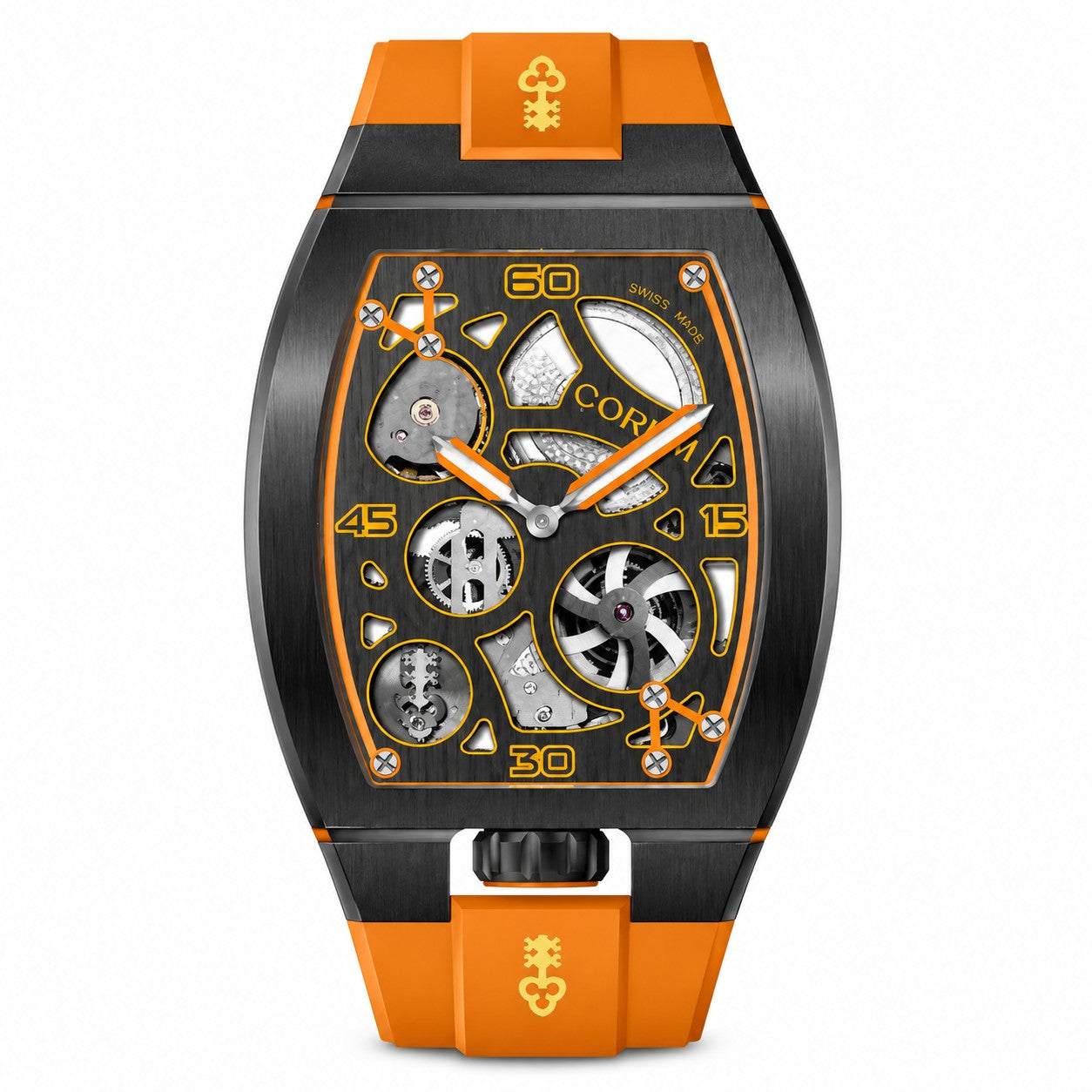 CORUM Lab 01 Titanium Black DLC Skeleton Orange “Limited Edition”
