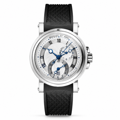 Breguet Marine GMT Silver Dial Men's Watch