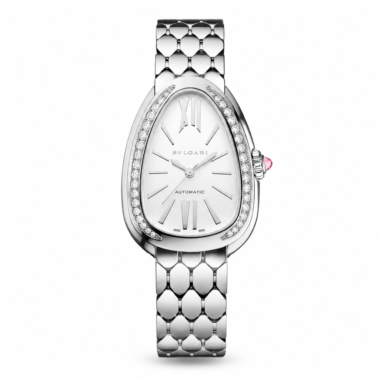 BVLGARI Serpenti Seduttori Automatic Watch, Stainless steel