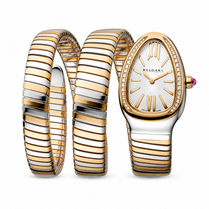 BVLGARI Serpenti Tubogas Watch, Grey Dial