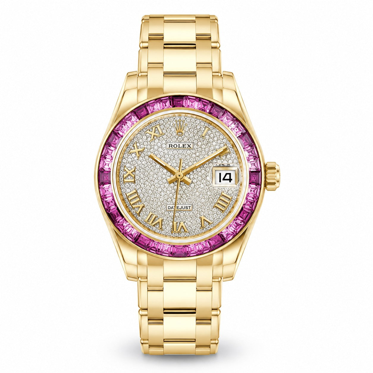 ROLEX Pearlmaster 18k Yellow Gold Ladies Watch