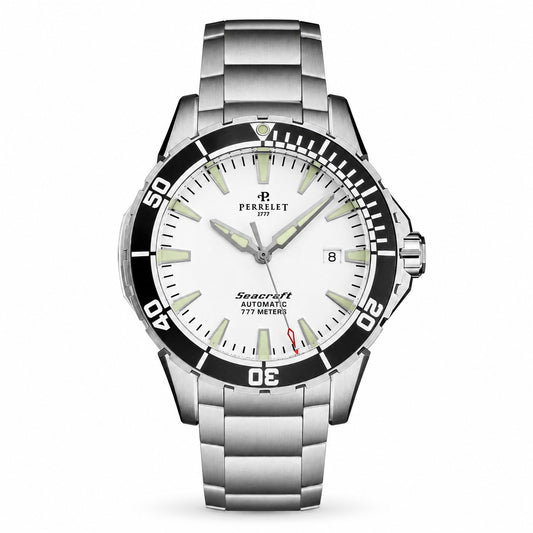 PERRELET Seacraft Diver Automatic, White dial