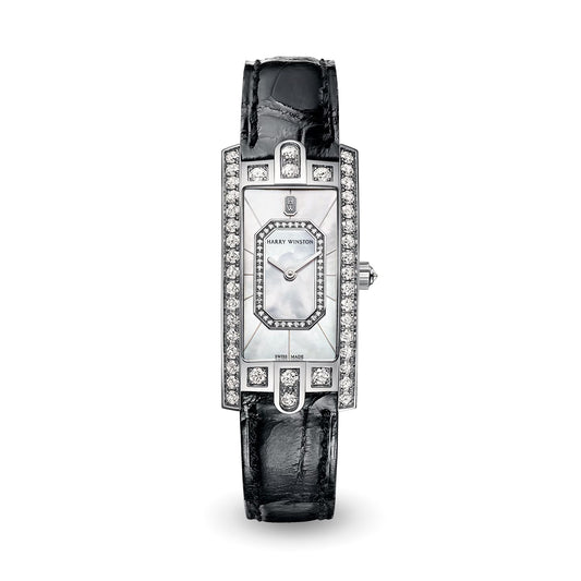 HARRY WINSTON Avenue C Emerald, 18k White Gold