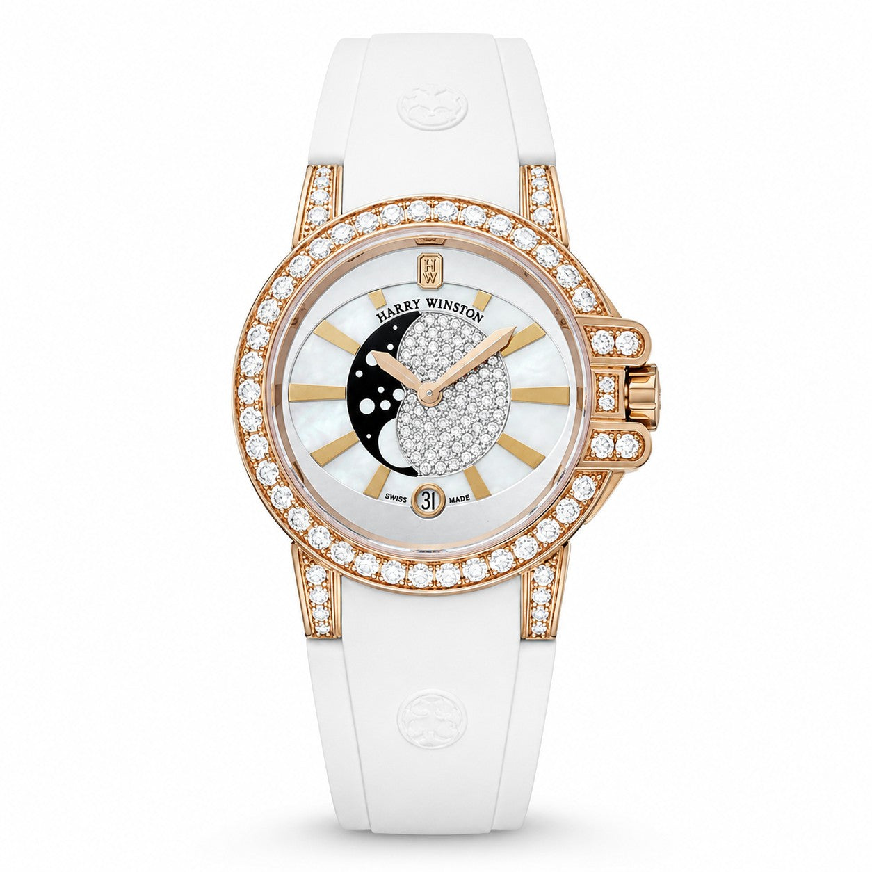 HARRY WINSTON Ocean Lady Moon Phase 36mm