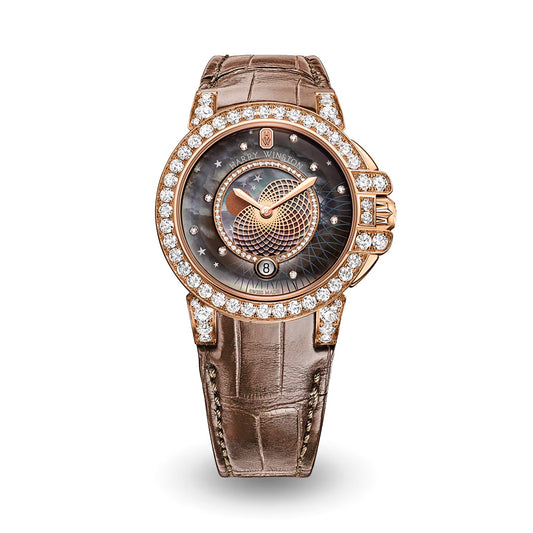 HARRY WINSTON Ocean Moon Phase, 36mm, 18k Rose Gold