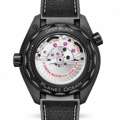 OMEGA Planet Ocean 600M Worldtimer Black Ceramic 21592462201007 Caseback