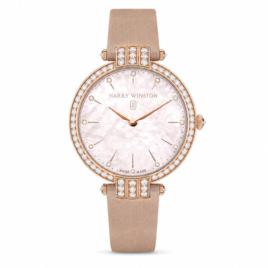 HARRY WINSTON Premier, Satin Strap, 36mm