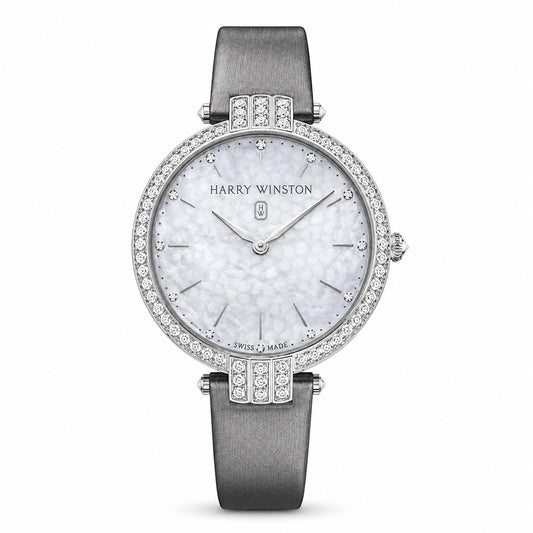 HARRY WINSTON Premier, Grey Satin Strap