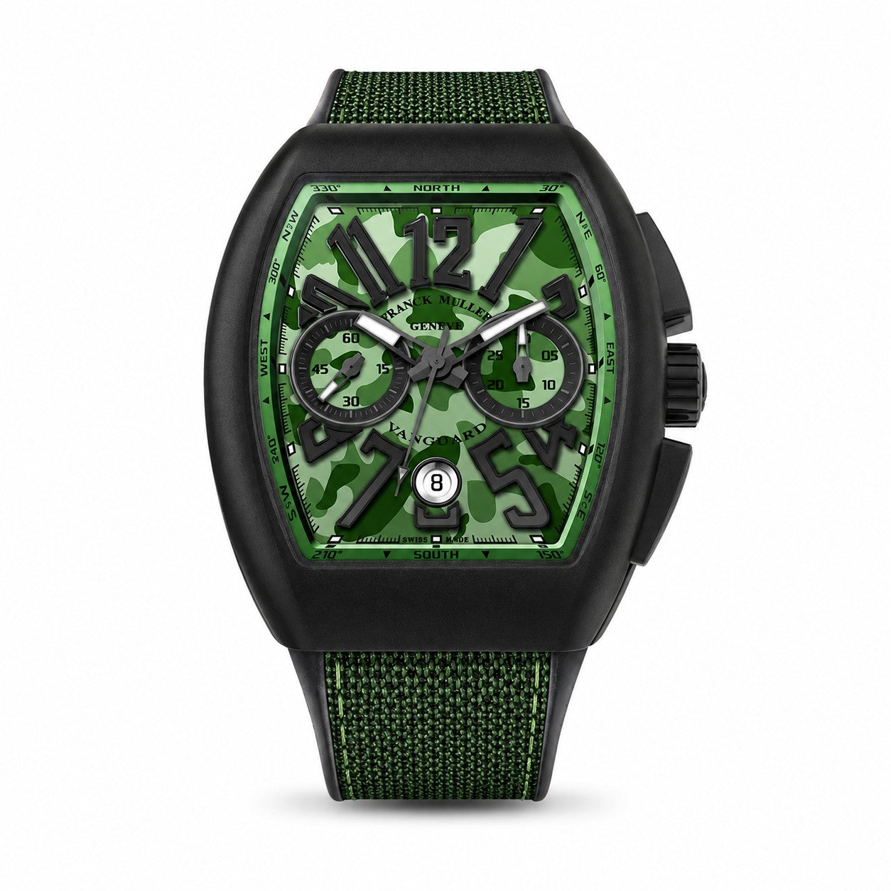 FRANCK MULLER Vanguard Green Camouflage, Titanium