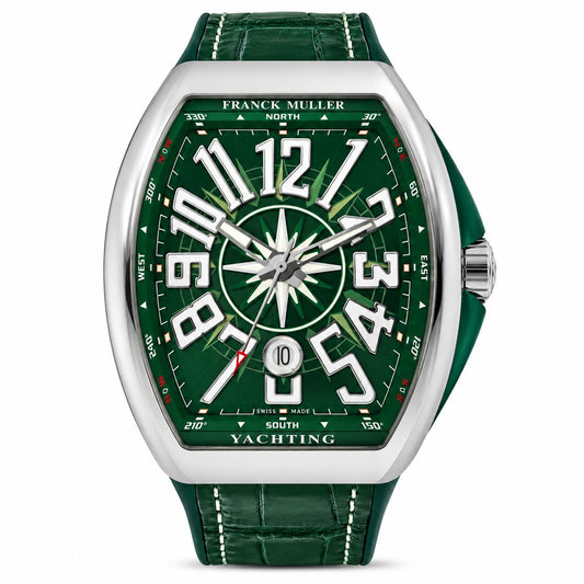 FRANCK MULLER Vanguard Yachting Automatic, Green Marine-inspired dial