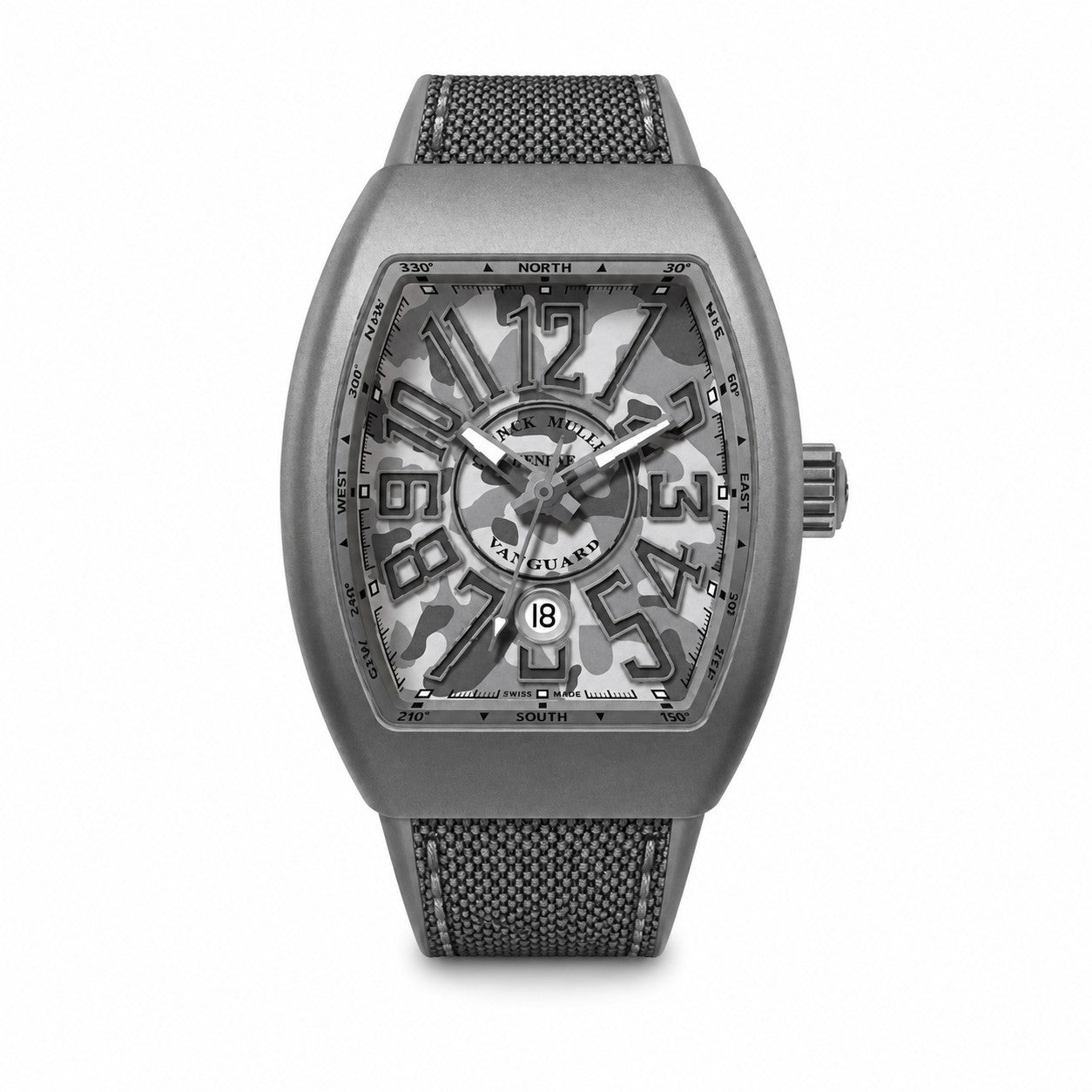FRANCK MULLER Vanguard Camouflage, Titanium Grey Dial