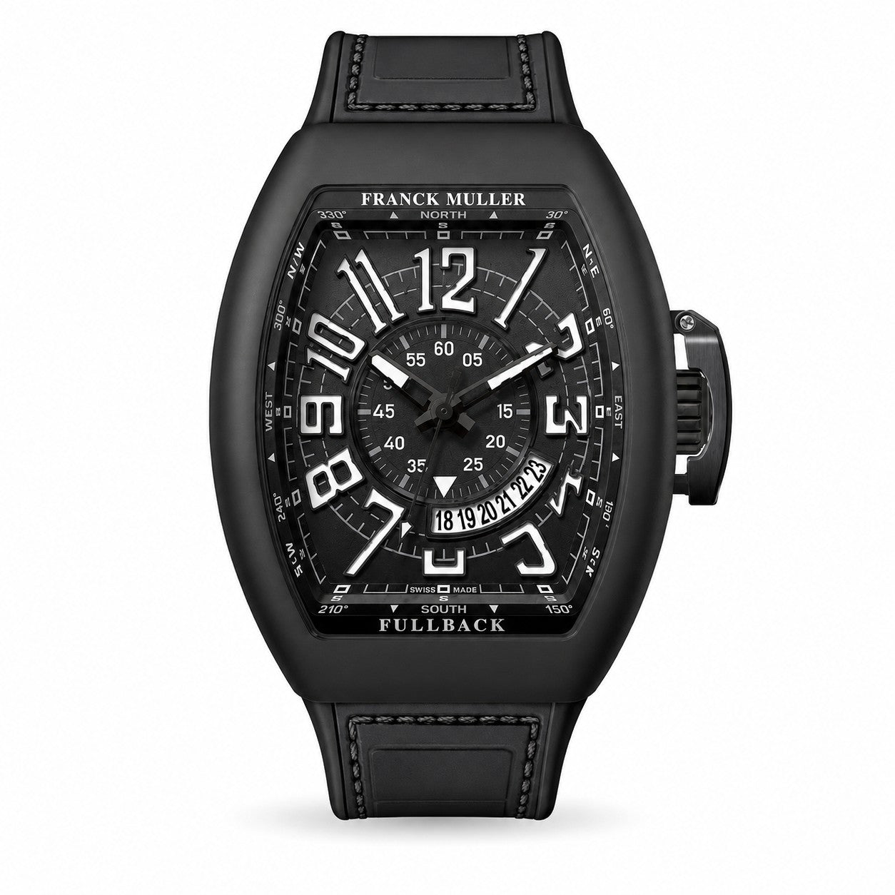 FRANCK MULLER Vanguard Fullback, Black PVD coated Titanium