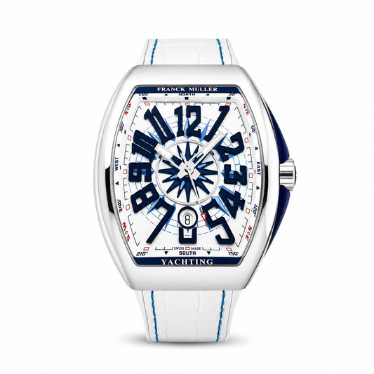 FRANCK MULLER Vanguard Yachting, Marine-inspired White dial