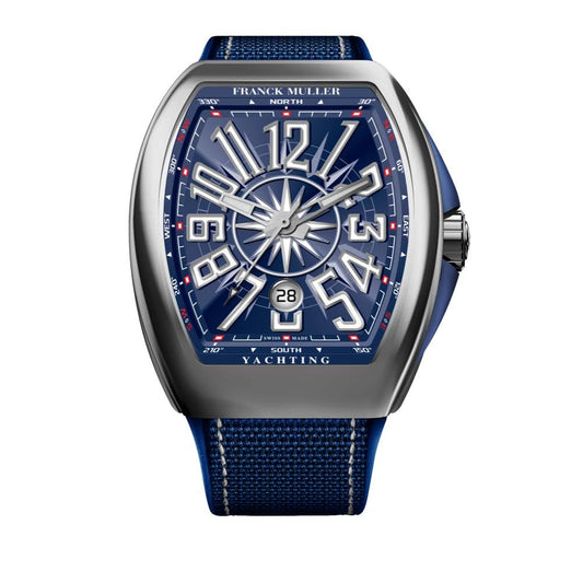 FRANCK MULLER Vanguard Yachting, Nautical Compass-inspired Blue dial