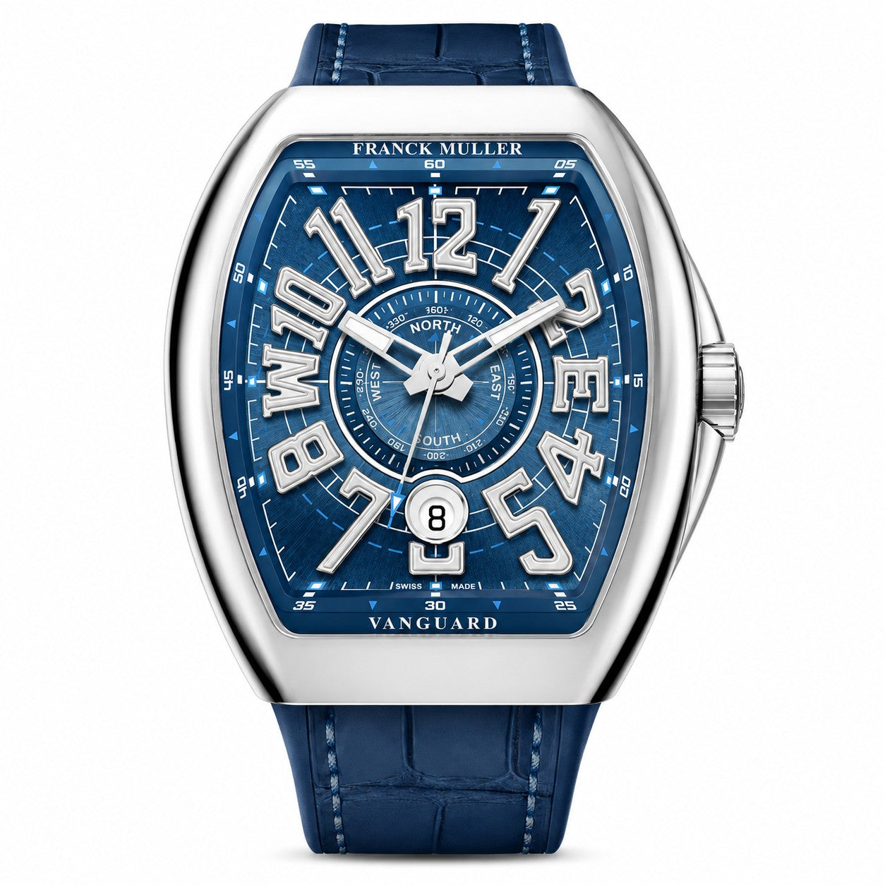 FRANCK MULLER Vanguard Mariner, Nautical-inspired blue dial
