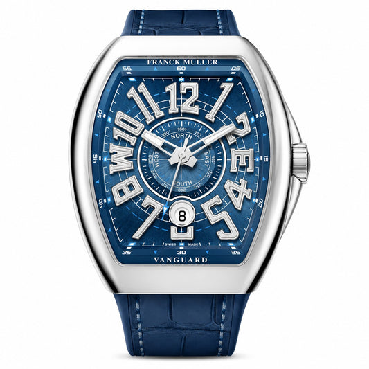 FRANCK MULLER Vanguard Mariner, Nautical-inspired blue dial