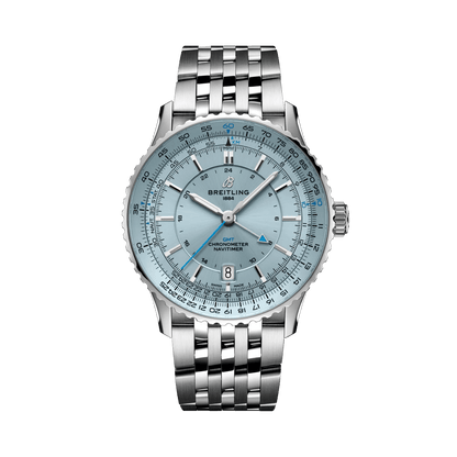 Breitling Navitimer Automatic GMT 41mm Stainless Steel, Blue dial - Classic Kaf