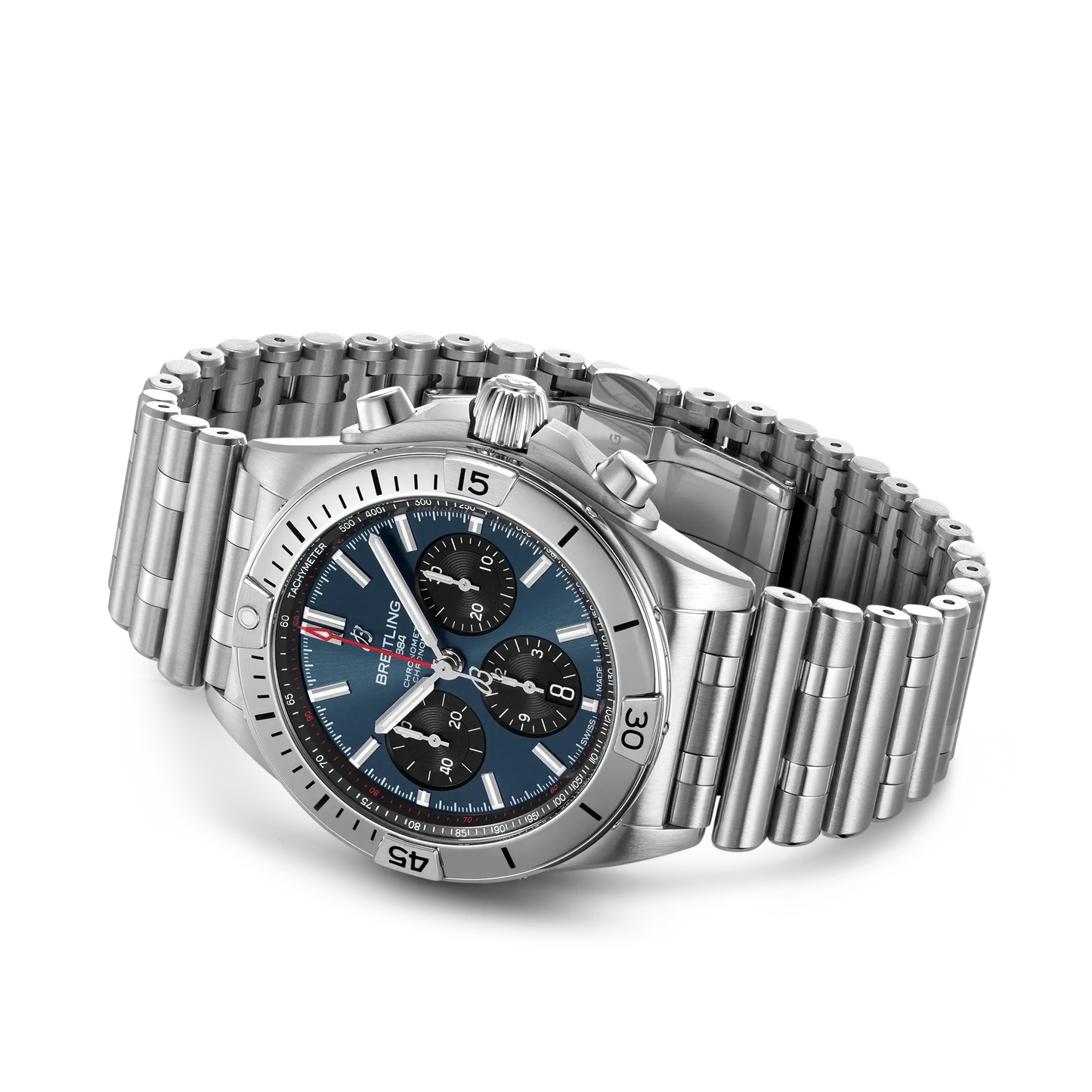 BREITLING Chronomat B01 42mm Stainless Steel,  Blue dial