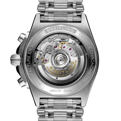 BREITLING Chronomat B01 42mm Stainless Steel, Silver dial