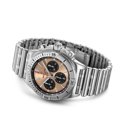 BREITLING Chronomat B01 42mm Stainless Steel, Bronze dial