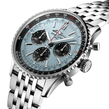 BREITLING Navitimer B01 Chronograph 43mm Stainless Steel, Blue dial - Classic Kaf