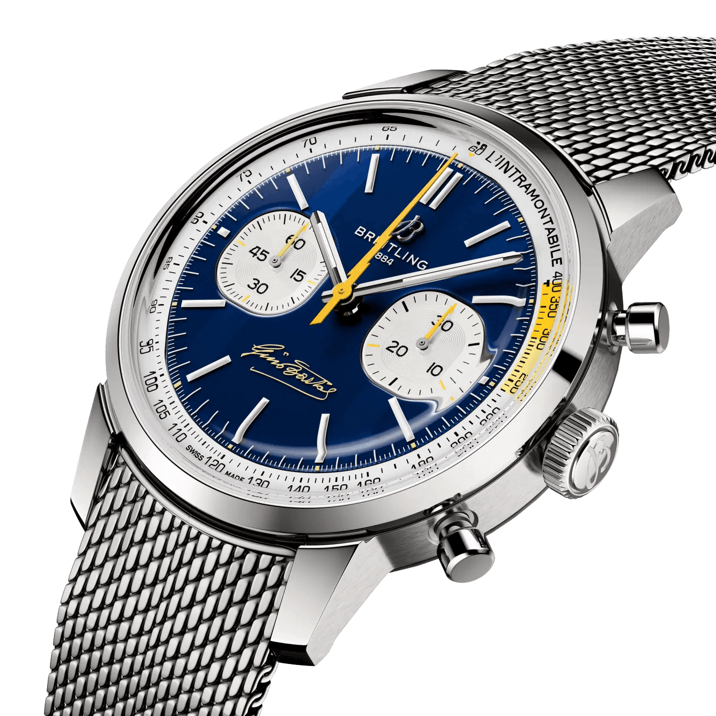 BREITLING Top Time B01 Gino Bartali, 41mm Stainless Steel, Blue dial - Classic Kaf