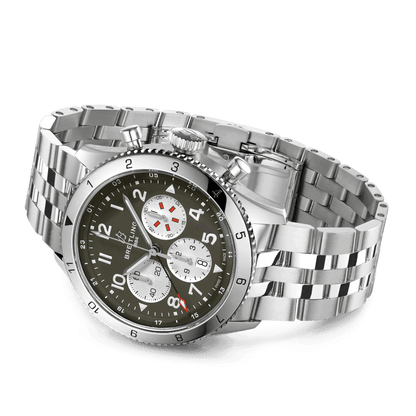 BREITLING Super AVI B04 Chronograph GMT 46 Curtiss Warhawk - Classic Kaf