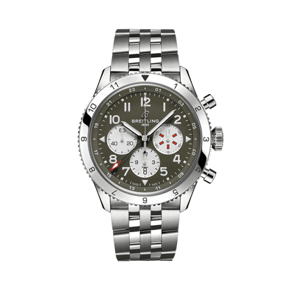 BREITLING Super AVI B04 Chronograph GMT 46 Curtiss Warhawk - Classic Kaf