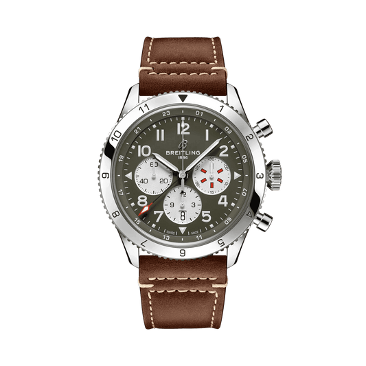 BREITLING Super AVI B04 Chronograph GMT 46 Curtiss Warhawk - Classic Kaf