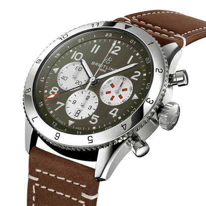 BREITLING Super AVI B04 Chronograph GMT 46 Curtiss Warhawk - Classic Kaf