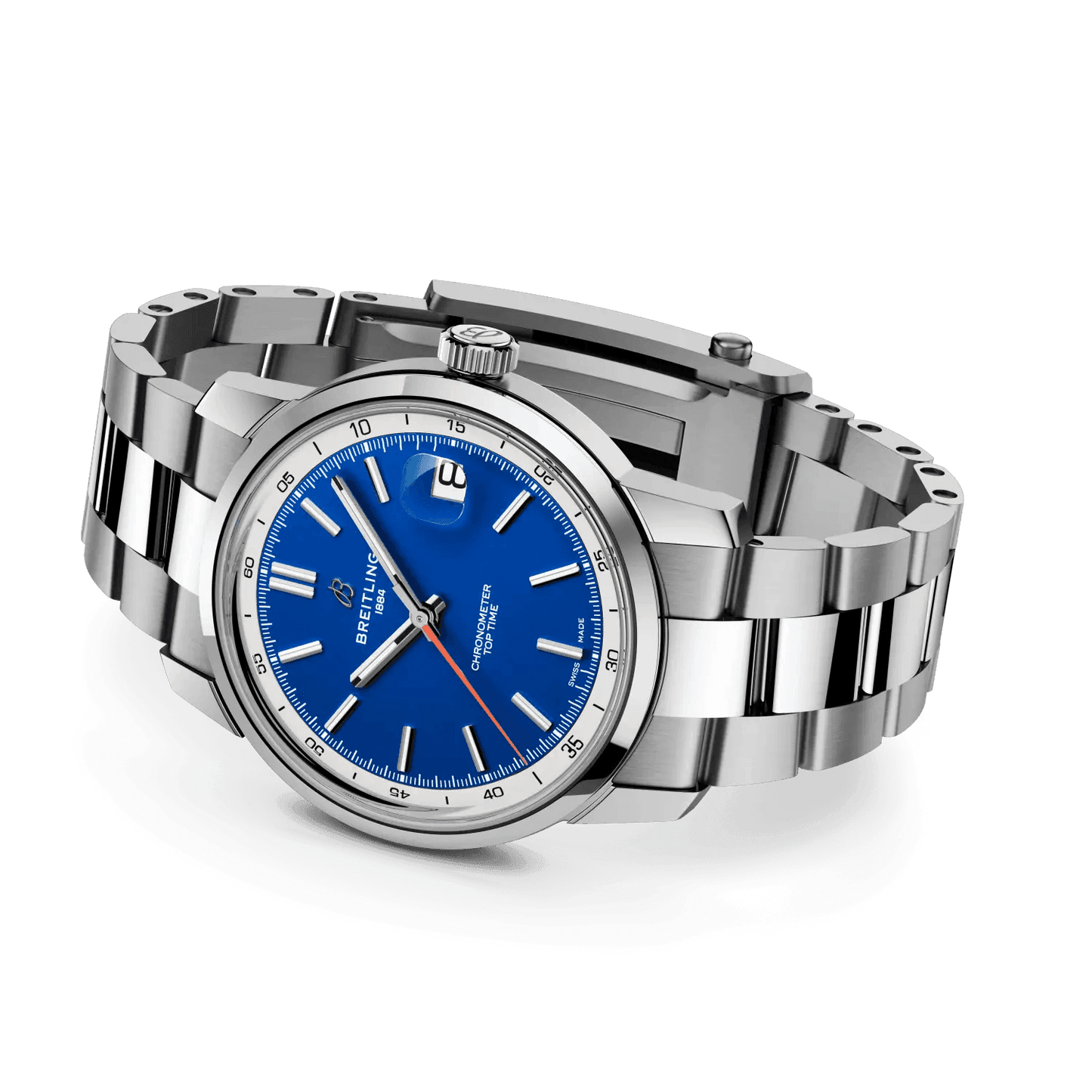 BREITLING Top Time B31, 38mm Stainless Steel, Blue dial - Classic Kaf