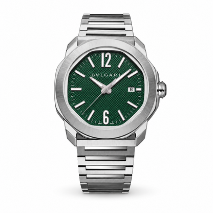 BVLGARI Octo Roma Automatic Watch, Green Dial