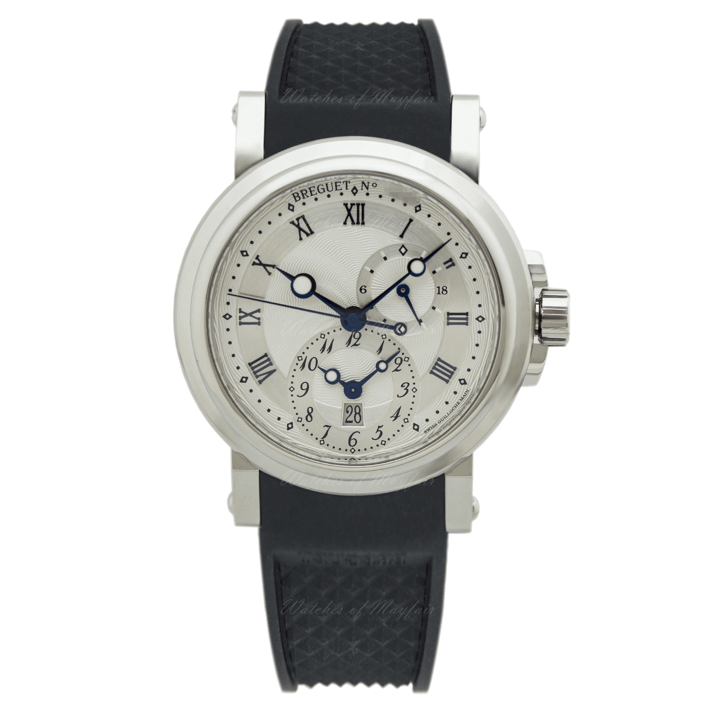 Breguet Marine GMT Silver Dial Men's Watch - Classic Kaf