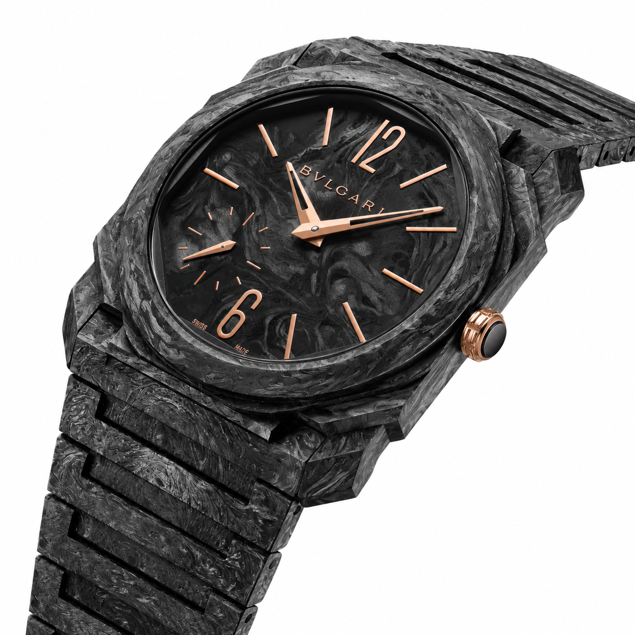 BVLGARI Octo Finissimo Watch, Carbon
